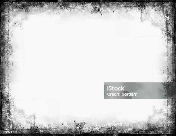 Moldura Grunge - Fotografias de stock e mais imagens de Técnica de imagem Grunge - Técnica de imagem Grunge, Sujo, Moldura - Composição