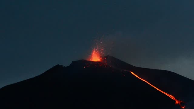 Etna Sud crater Eruption