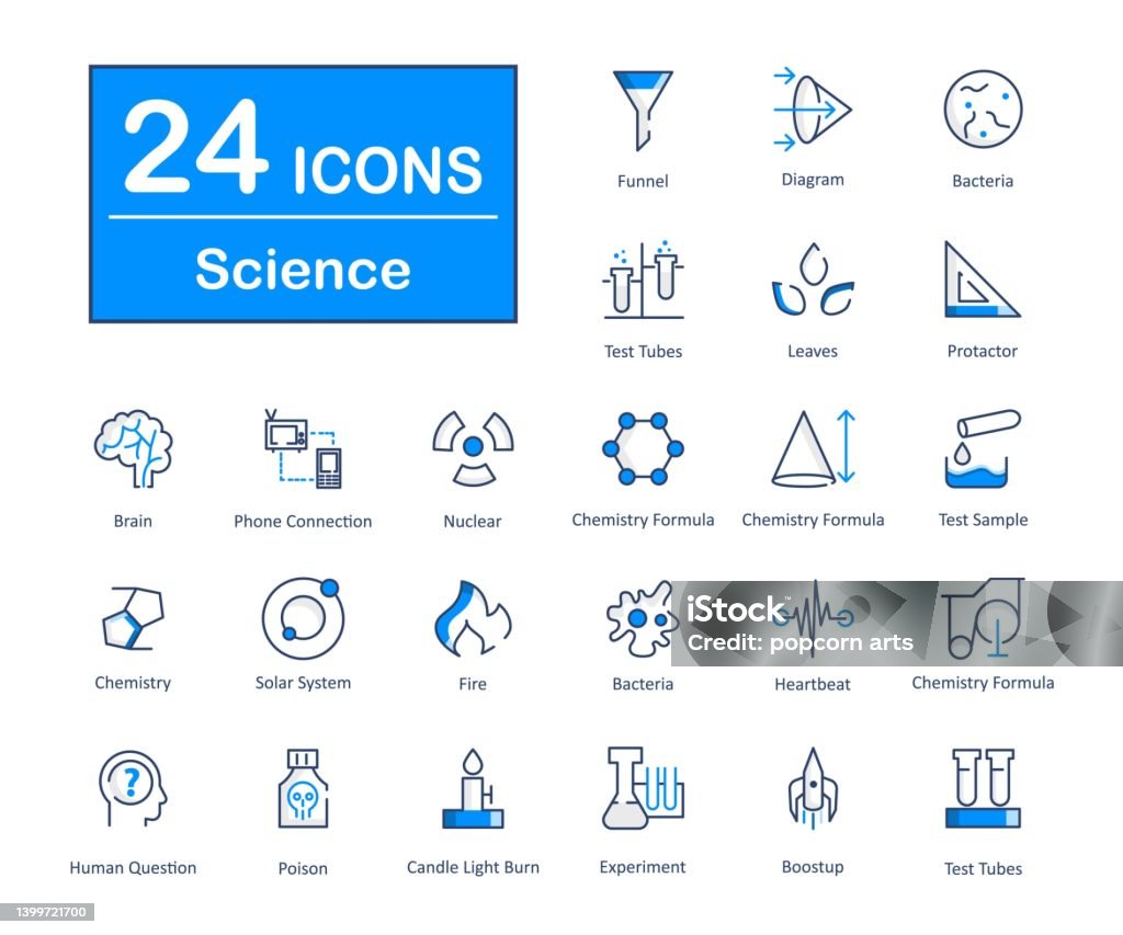 Science Demonstration Icon Science And Experiment Stock Illustration - Download Image Now ...