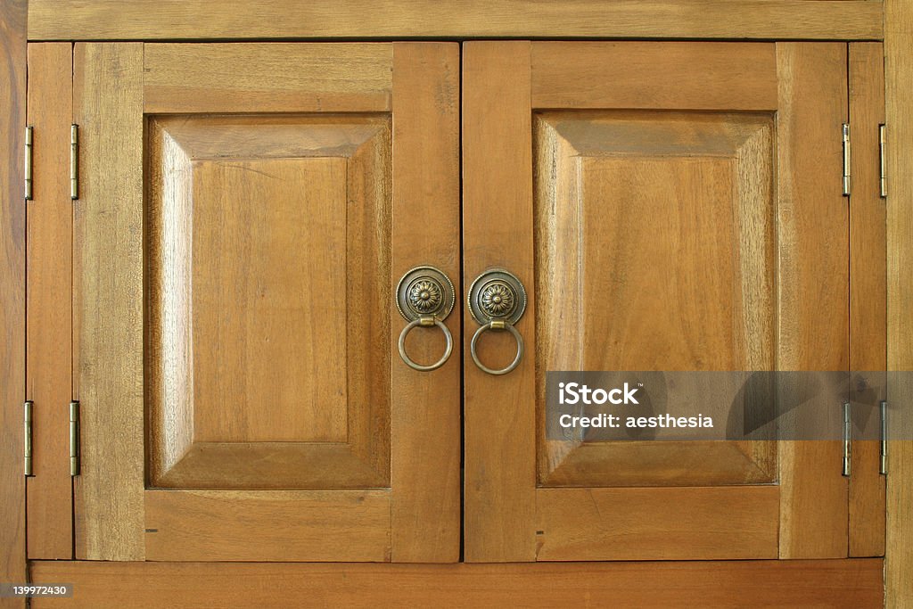 Puerta de madera - Foto de stock de Abrir libre de derechos