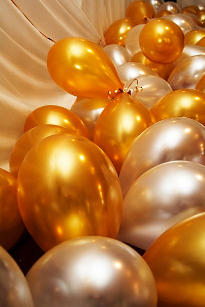 istock White and Golden Baloons 139972447