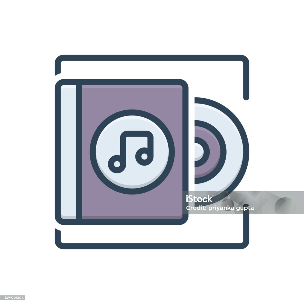 Note Record Book Symbol Album Record Stock Illustration - Download Image Now - Acoustic Music ...