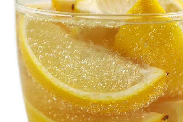 istock Lemon Wedges in Glass Sparkling Mineral Water 139972789