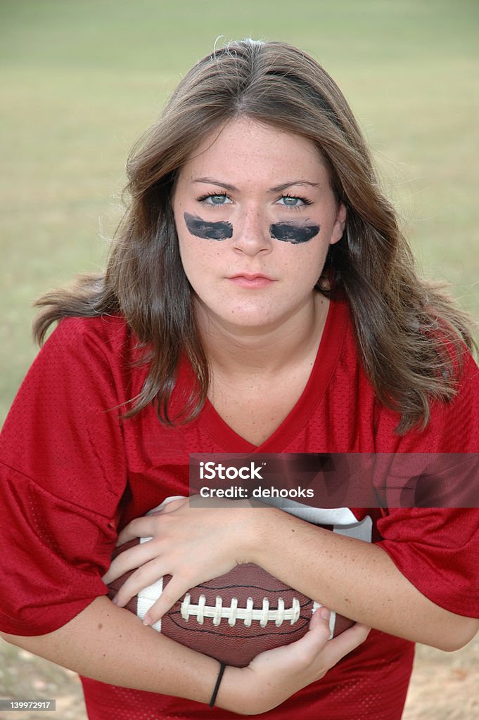 Giocatore di calcio femminile - Foto stock royalty-free di 18-19 anni