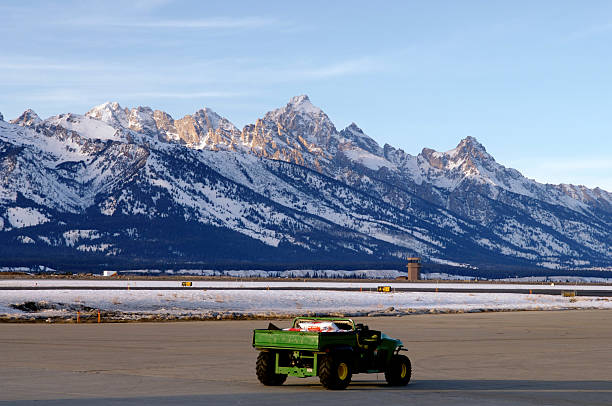 Teton Range stock photo