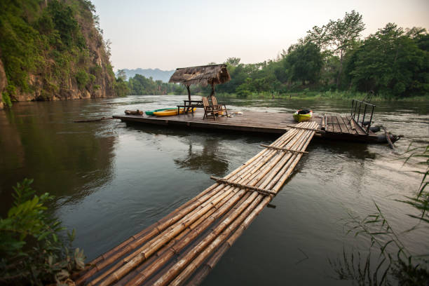 istock Adventure floating raft in the natural atmosphere 1399730565