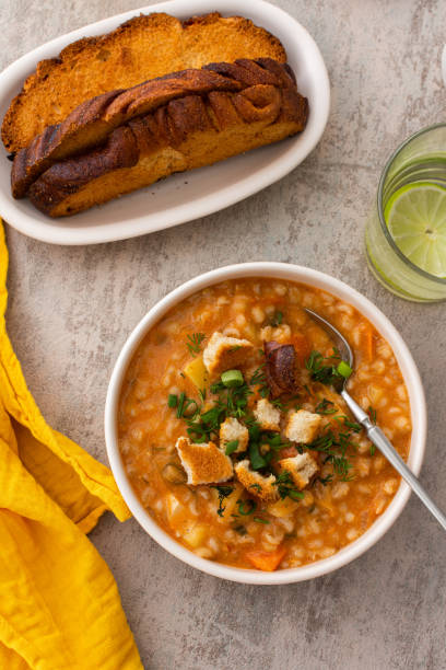 istock Soup with barley and sauerkraut 1399733231