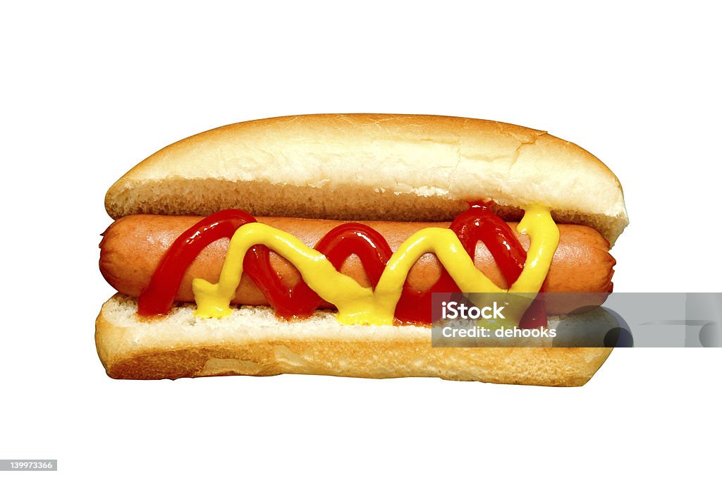 Hot Dog puste - Zbiór zdjęć royalty-free (Keczup)