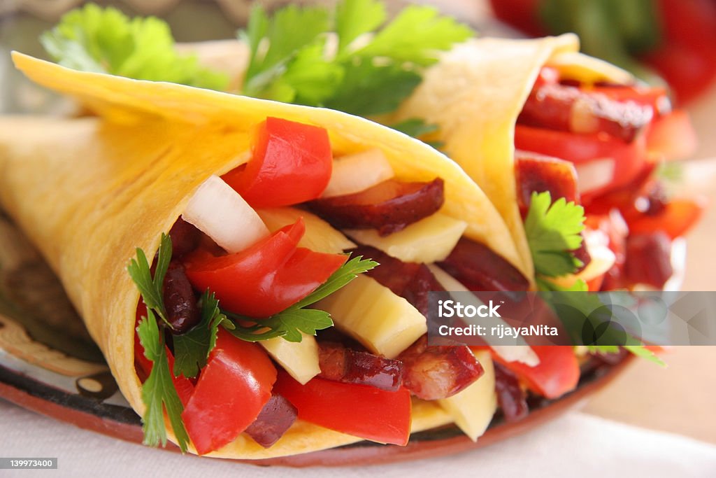 Tortilla - Foto stock royalty-free di Carne