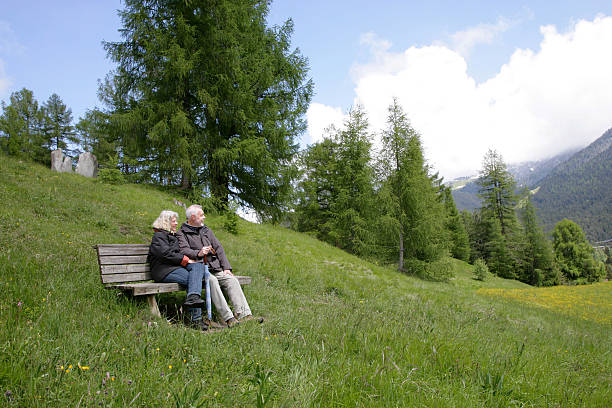 Pausa in montagna - foto stock