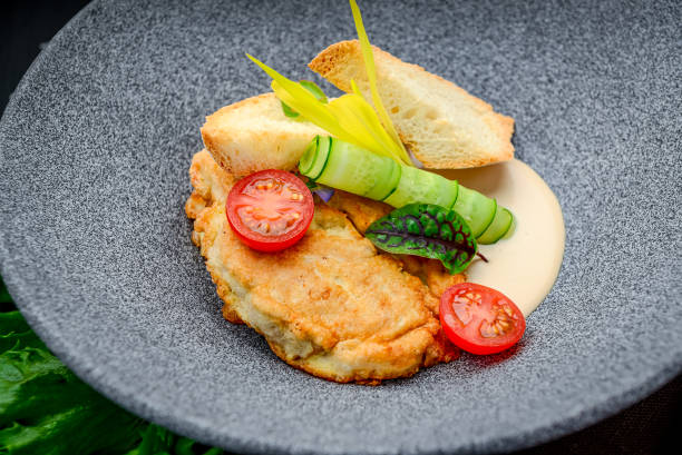 istock Fried pork brains with cream sauce 1399742008