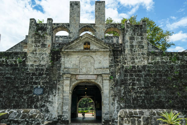Cebu in Philippines Cebu, Philippines - May 2022: Fort San Pedro was built by the Spaniards under the command of Miguel Lopez de Legazpi on May 24, 2022 in Cebu, Philippines. cebu church stock pictures, royalty-free photos & images