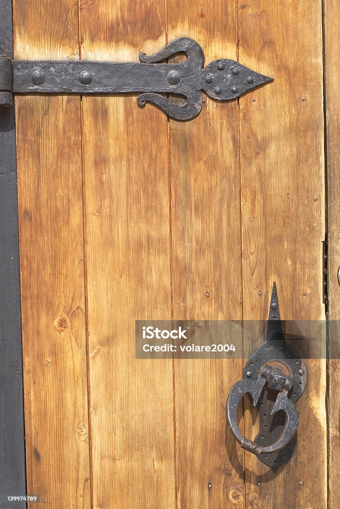 Porte en bois - Photo de Architecture libre de droits