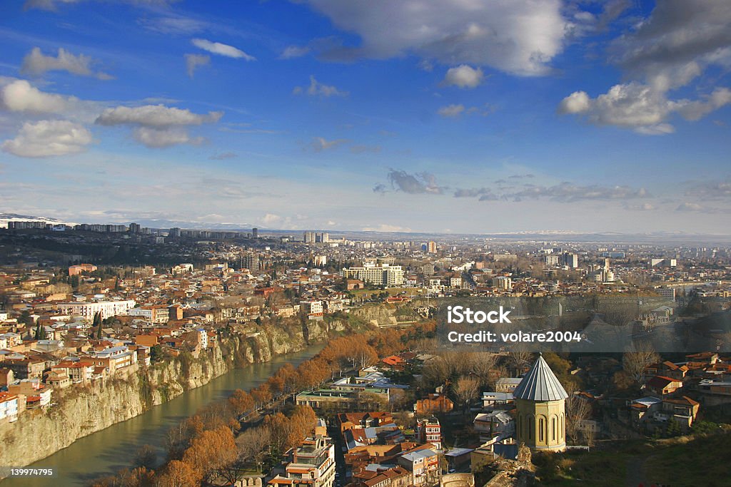 Tiflis, Blick auf die Stadt - Lizenzfrei Alt Stock-Foto