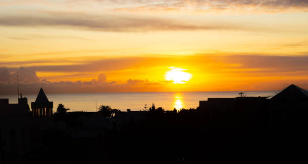 istock orange sunset over the sea 1399748319