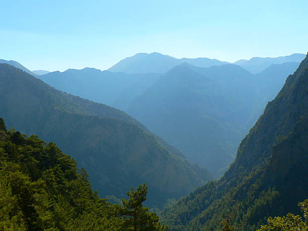 Vue panoramique sur les montagnes - Photo
