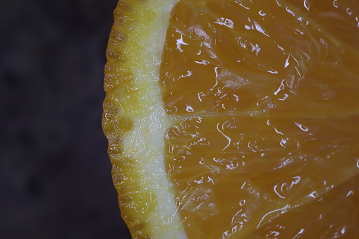 citrus, juicy orange, sliced orange