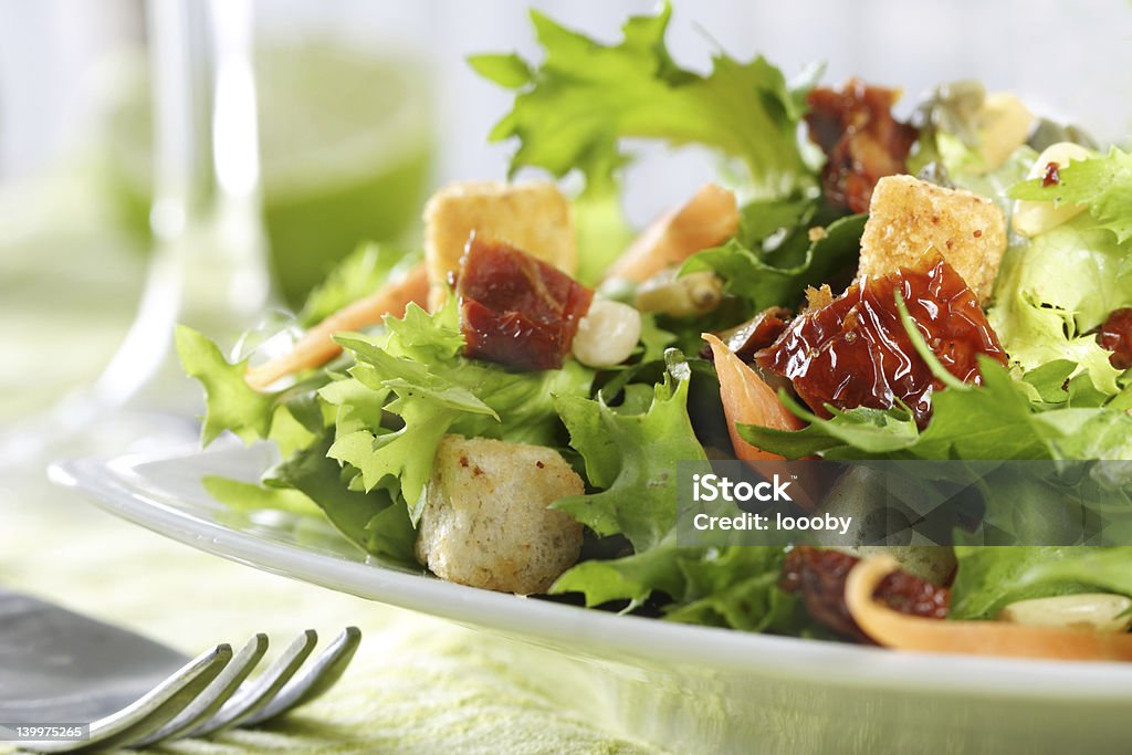 Primo piano di insalata - Foto stock royalty-free di Alimentazione sana