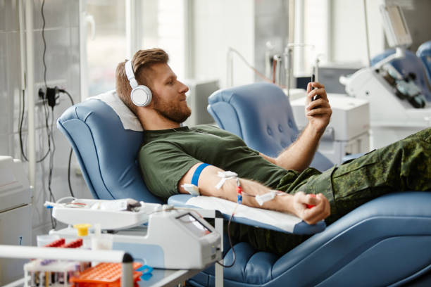 doação de sangue em conforto - blood donation audio - fotografias e filmes do acervo