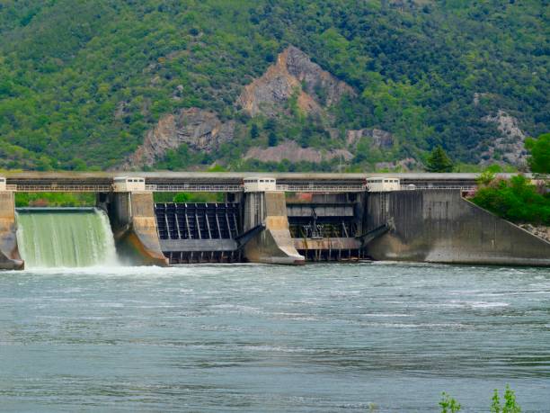 istock Barrage with hydroelectric power plant 1399755143