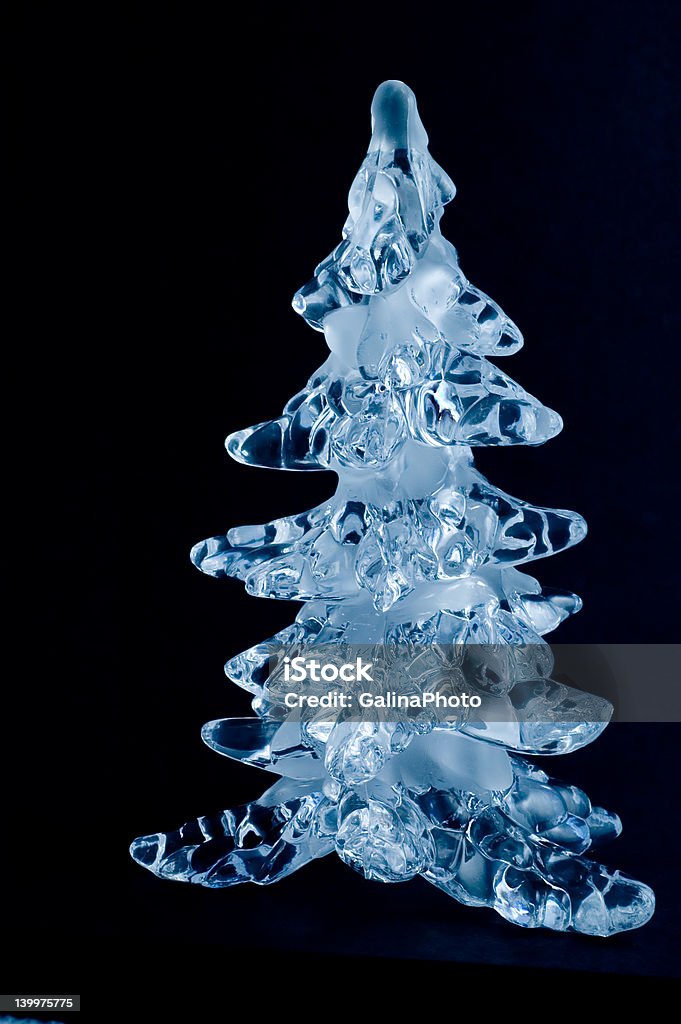 Crystal árvore - Foto de stock de Azul royalty-free