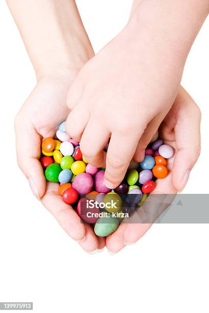 Hands With Sweets Stock Photo - Download Image Now - Candy, Child, Cut Out