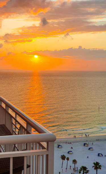 istock Sunset on Clear Water Beach, Florida 1399761119
