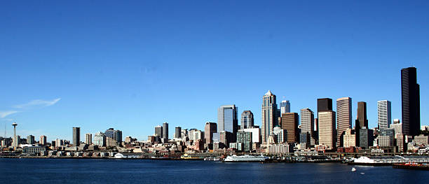 Seattle Coastline stock photo