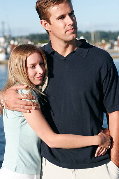 istock Young couple portraits 139976397