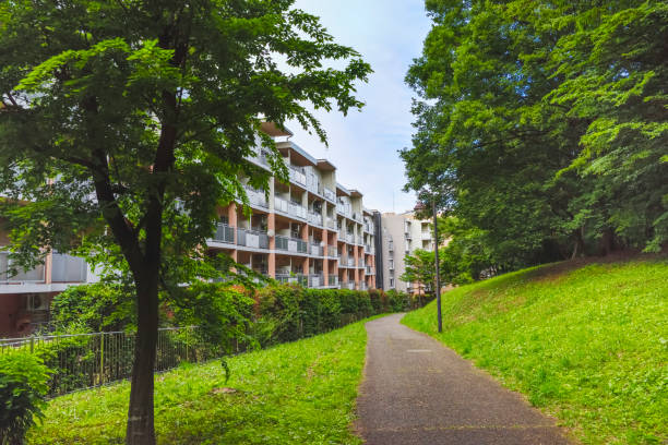 istock Japan's residential area. 1399765841