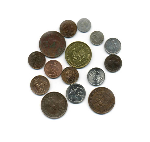 istock Old South Africa Coins 139977037