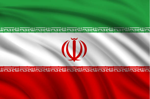 イランの国旗 - iranian flag点のイラスト素材／クリップアート素材／マンガ素材／アイコン素材