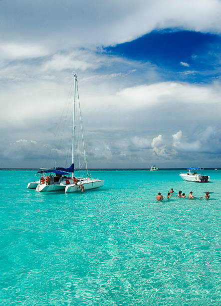 Snorkel Sandbar stock photo