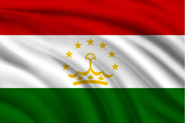 illustrations, cliparts, dessins animés et icônes de drapeau du tadjikistan - tajik flag