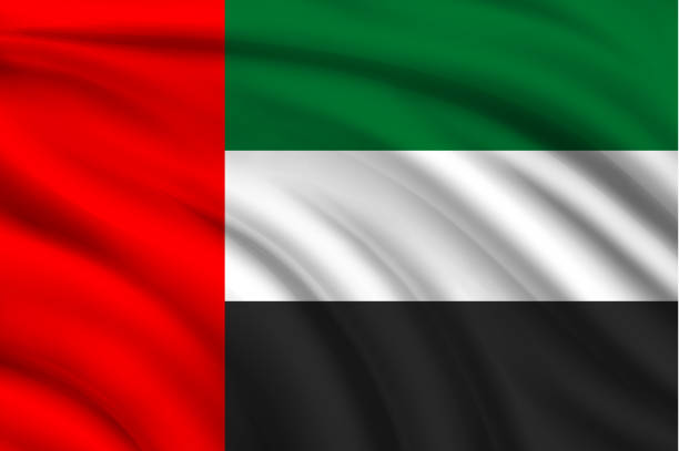 illustrazioni stock, clip art, cartoni animati e icone di tendenza di bandiera degli emirati arabi uniti - united arab emirates flag united arab emirates flag interface icons