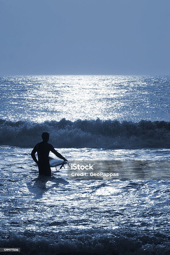 Noche de surf - Foto de stock de Deporte libre de derechos