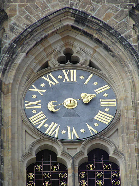 old clock stock photo