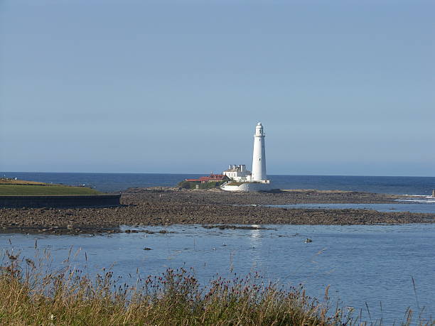 istock Sea Lighthouse on St Mary's Island 139977782