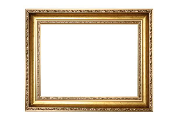 Gold old Frame #1 stock photo