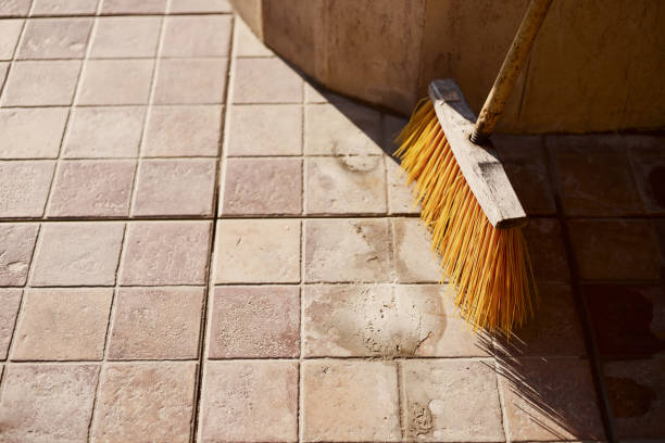 istock Close-up of a broom outdoors at sunset 1399778992