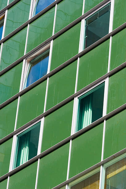 Green building stock photo