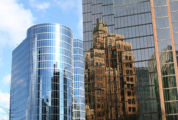corporate buildings downtown
