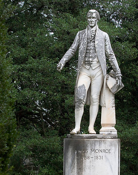 istock President Monroe Ashe Lawn Statute 139978235
