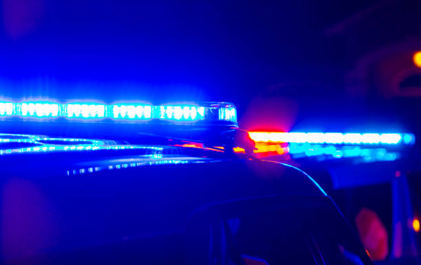 istock Police lights at a crime scene 1399782864
