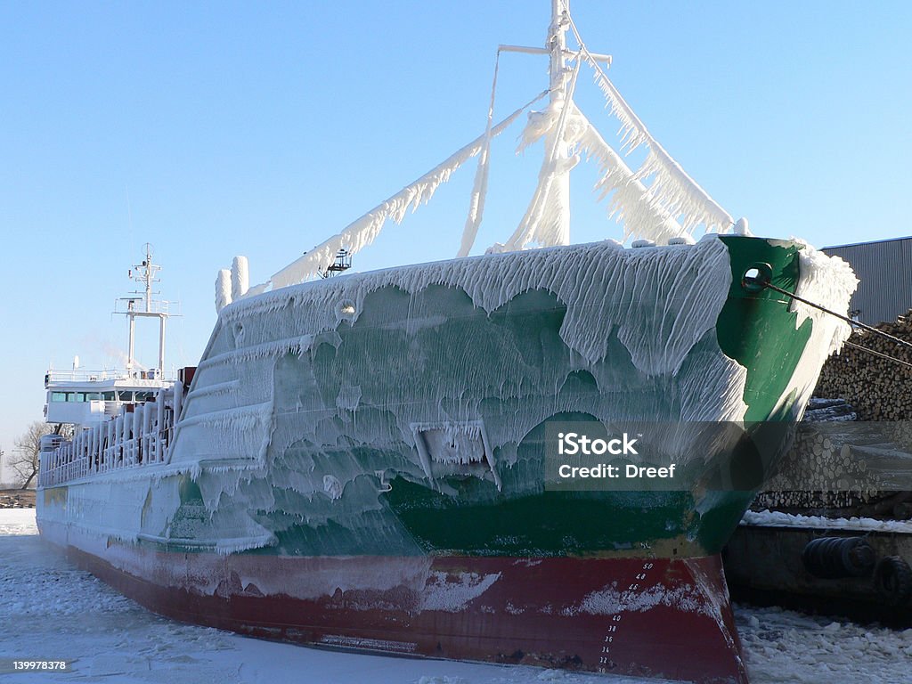 Frosty Schiff - Lizenzfrei Arktis Stock-Foto