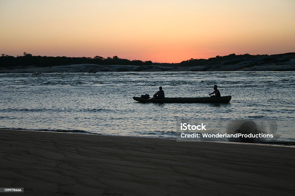 Los pescadores en el Amazonas. Río Orinoco - Foto de stock de Venezuela libre de derechos