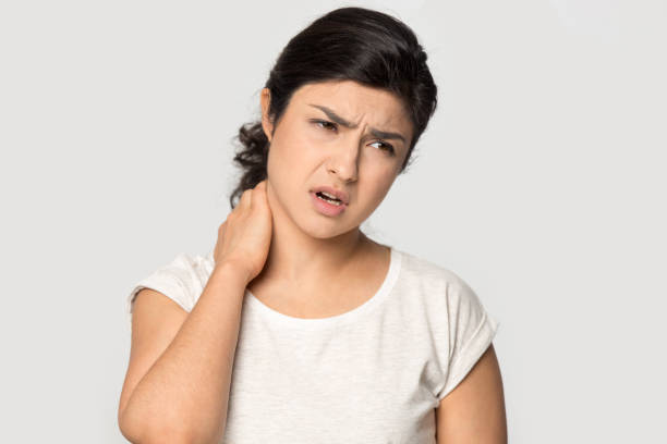 istock Unwell Indian woman suffer from muscular backache 1399788040
