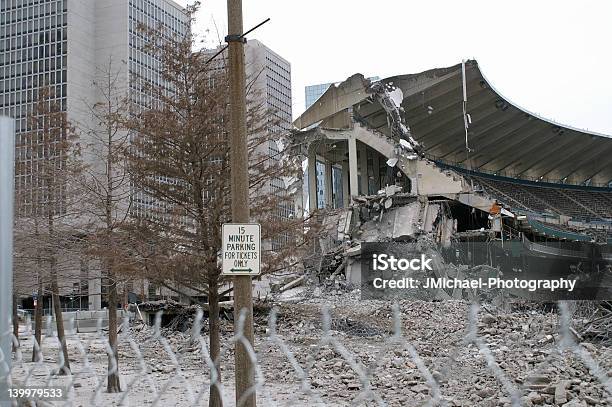 Old Busch Stadium Stock Photo - Download Image Now - Bare Tree, Broken, Building Exterior