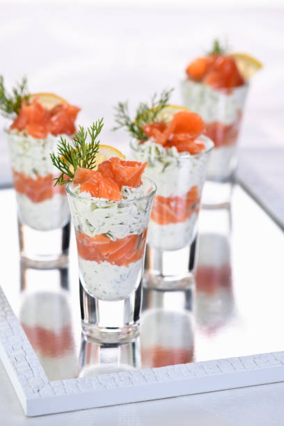 istock Verrine  soft  cheese cream and salmon 1399798228