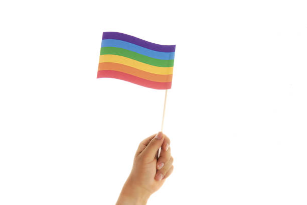 istock Hand with flag gay lgbt colors 1399799997